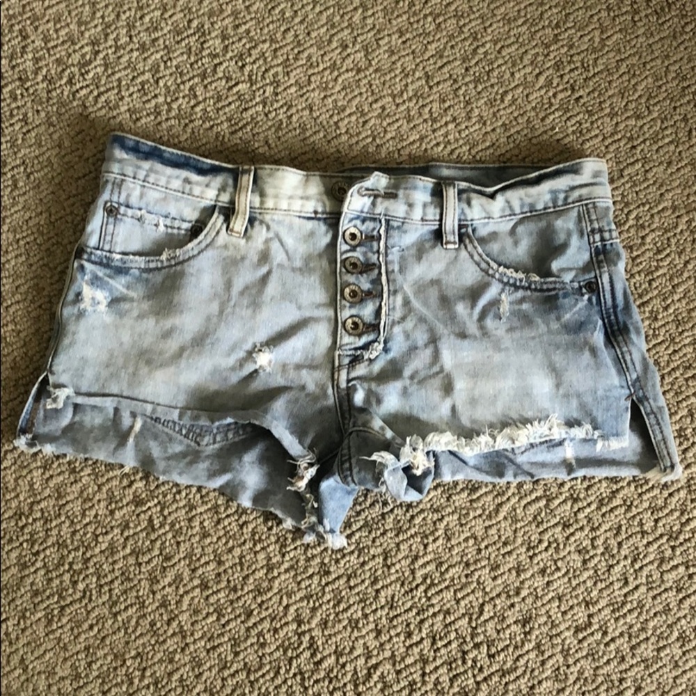 Free people denim shorts